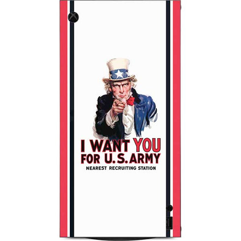 Uncle Sam Vintage War Poster XBox Series X Digital Edition Console Skin